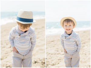 fashionable boy and girl toddler portrait session at the beach at reid state park in georgetown, maine, children's portrait photographer