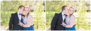 monmouth academy junior and madison high school junior taking pictures together before prom in maine