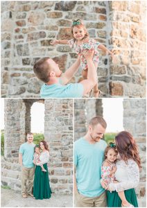 camden amphitheater and mt battie family portrait session