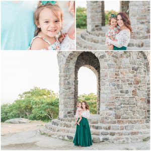 camden amphitheater and mt battie family portrait session